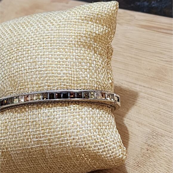 Brighton Spectrum neutral theme hinged bangle bracelet - Picture 3 of 10